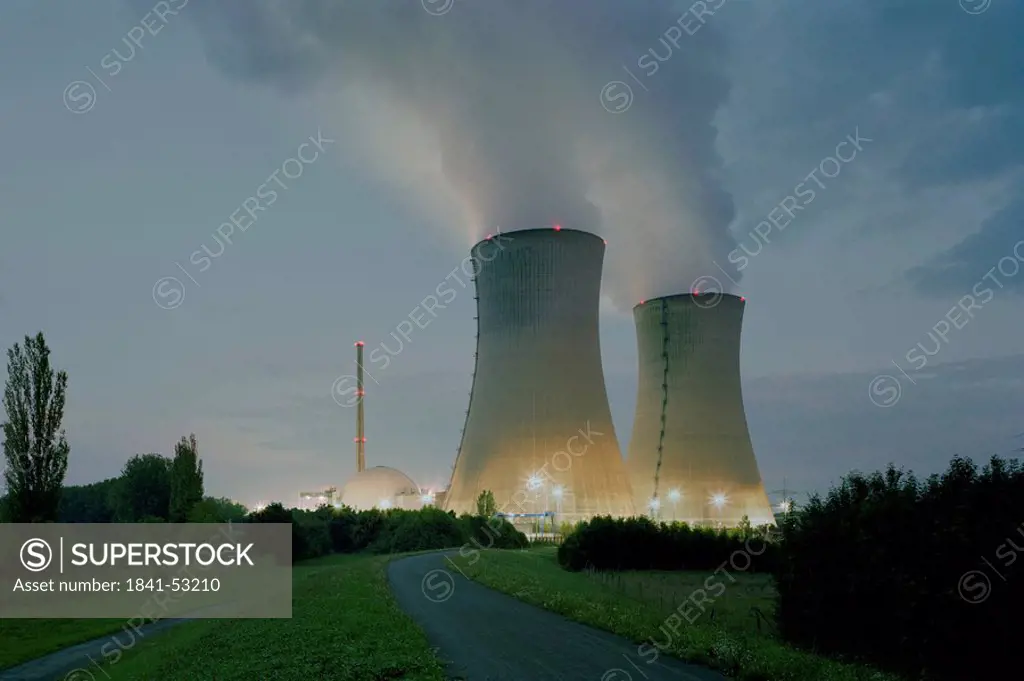 Nuclear power station, Grafenrheinfeld, Germany