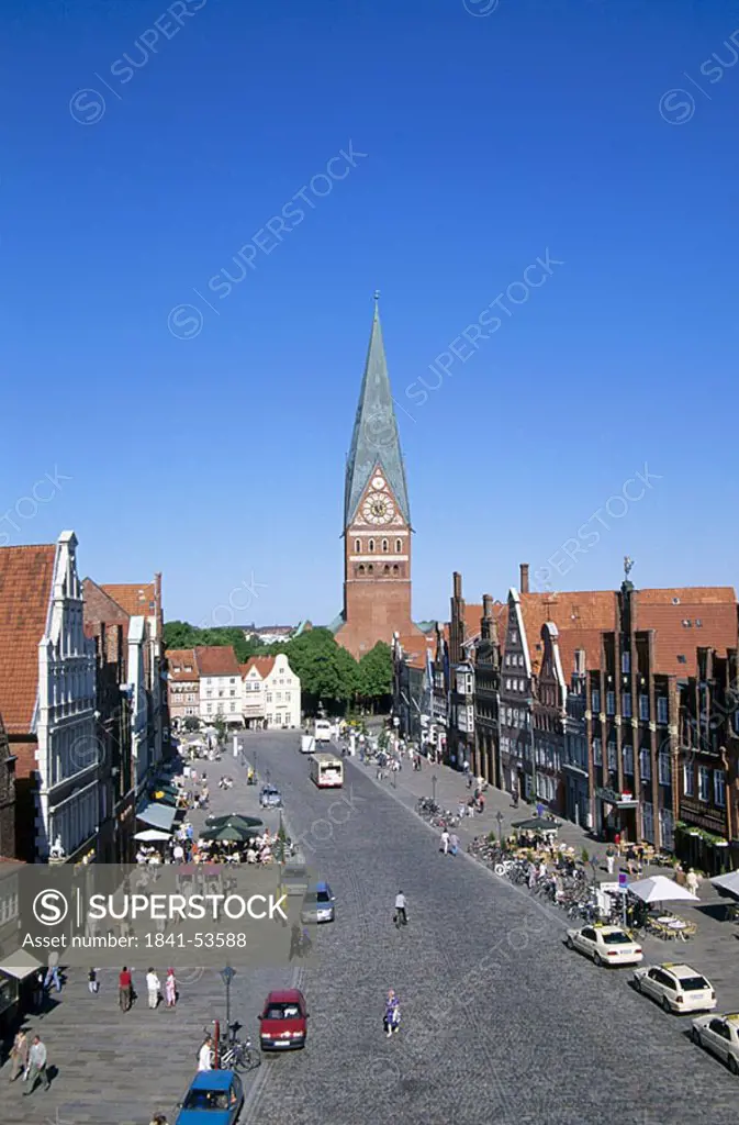Church in city, Saxony, Germany
