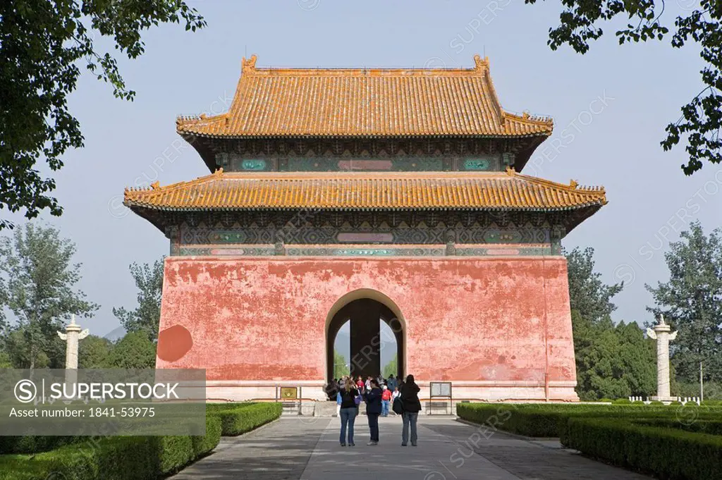 Entrance of mausoleum, Chang Ling Mausoleum, Beijing, China