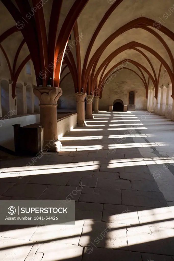 dormitory of the Eberbach Abbey, Hesse, Germany