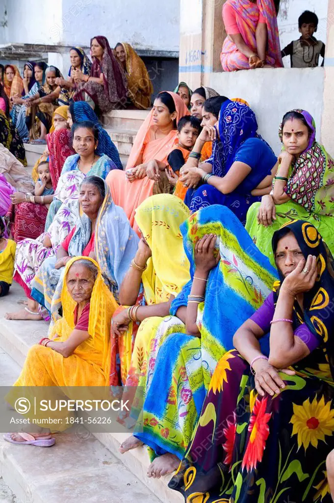 women in Mathura, India