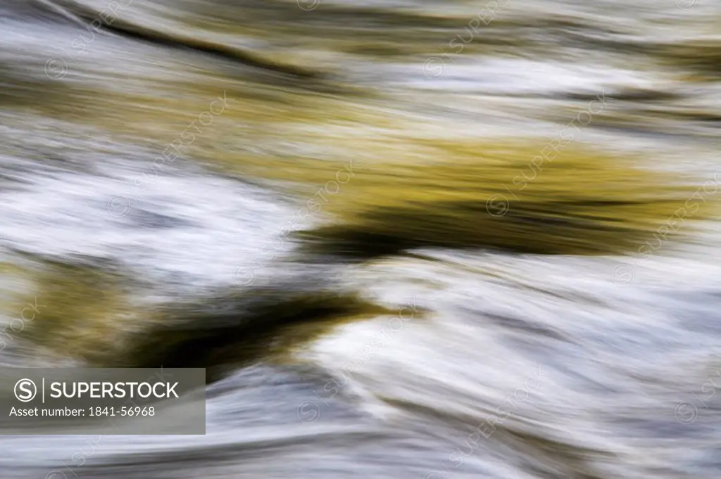 Flowing brook, Baden_Wuerttemberg, Germany, blurred motion