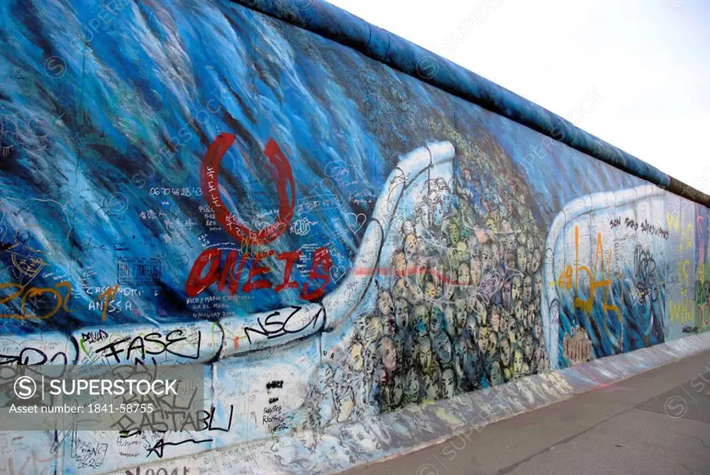 Berlin Wall, East Side Gallery, Friedrichshain, Germany