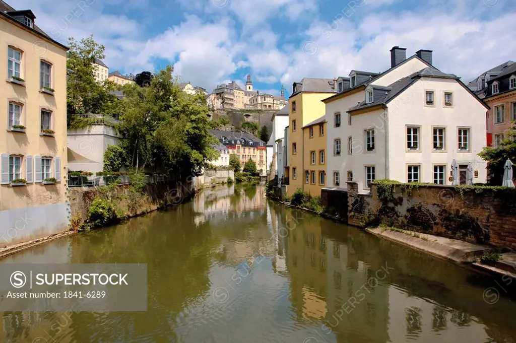 River Alzette, Grund, Luxemburg, Europe
