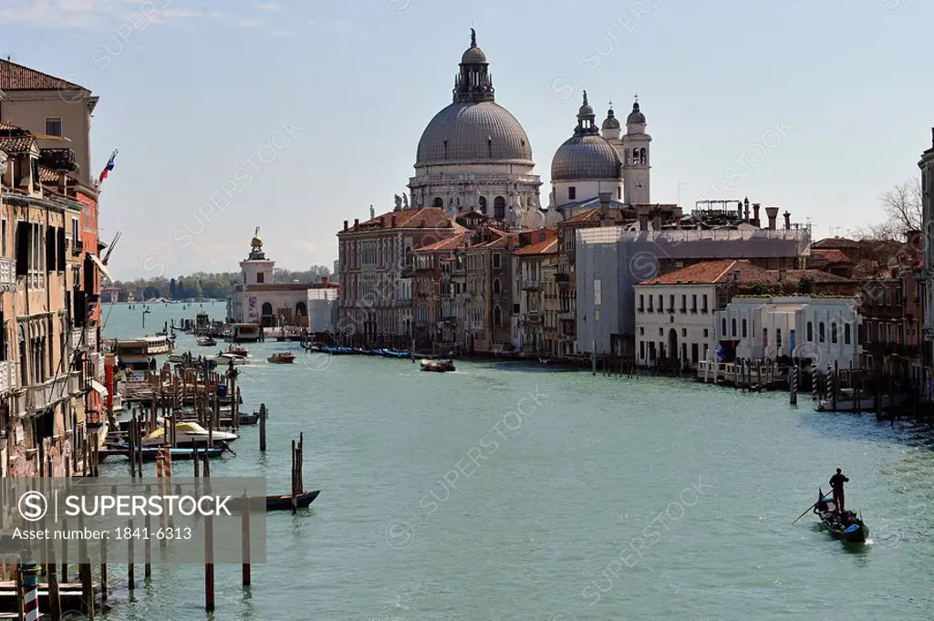 Canal Grande and Santa Maria della Salute, Venice, Italy, Europe