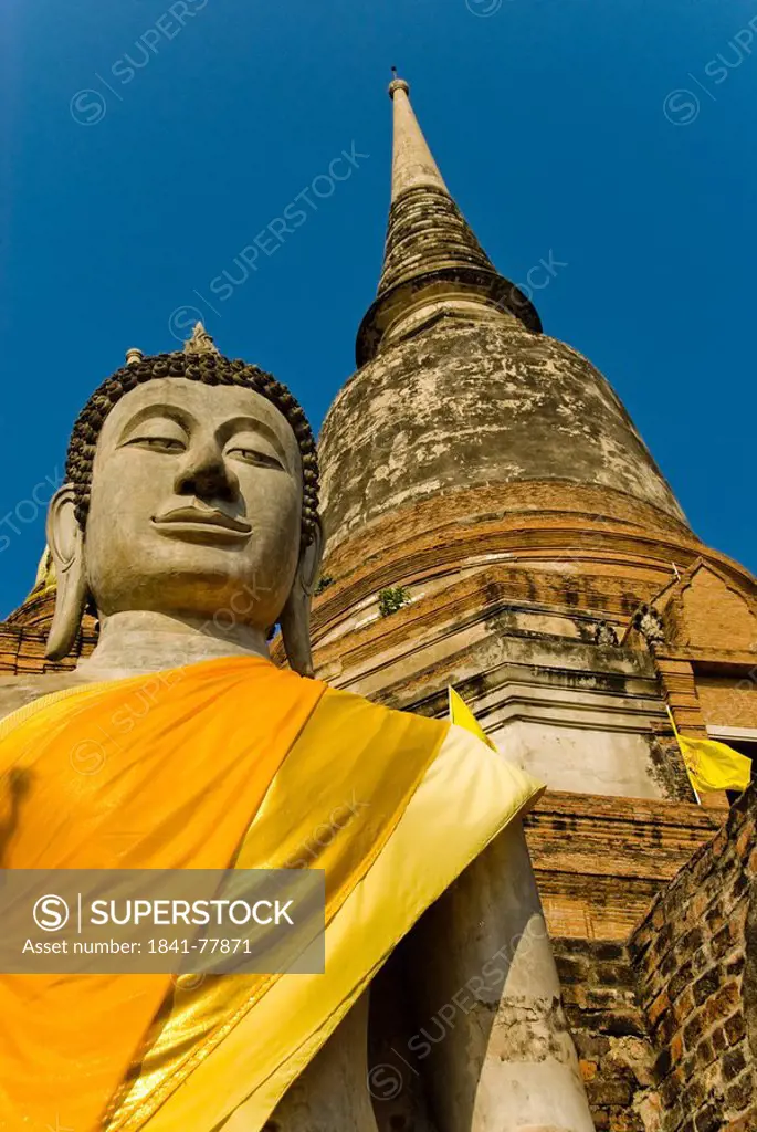 Sitting Buddha Statue, Wat Yai Chai Mongkhon, Ayuthaya, Thailand