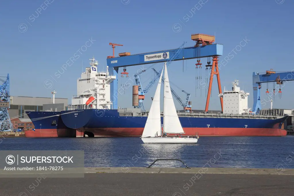 HDW shipyard, Kiel, Schleswig_Holstein, Germany, Europe