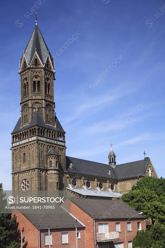Parish church Saint Nikolaus, Bensberg, Bergisch Gladbach, North Rhine_Westphalia, Germany, Europe