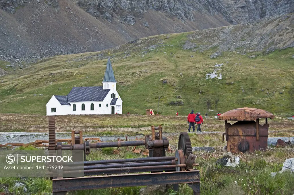 Church, Grytviken, South Georgia, South America, America