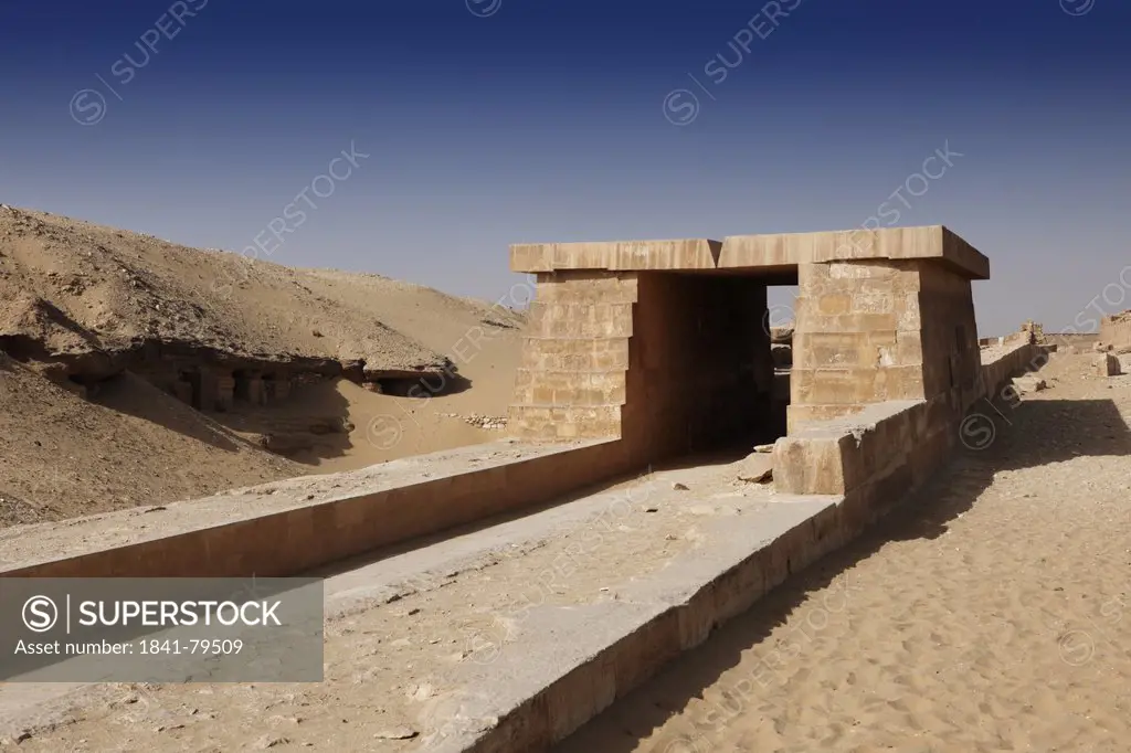 Ramp of Wenis at the step pyramid of Djoser, Saqqara, Egypt