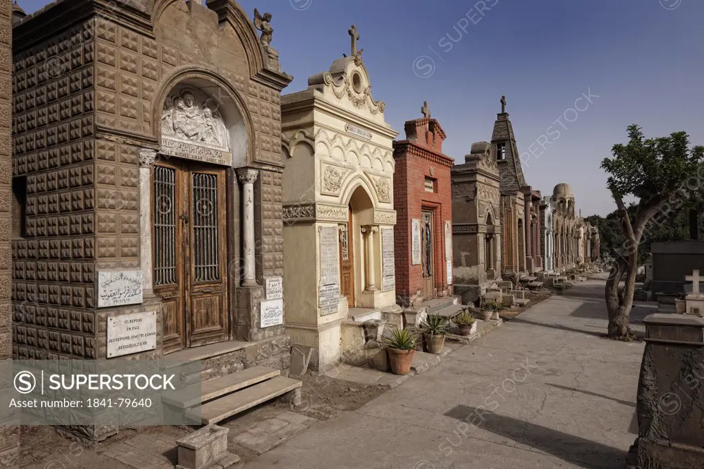 Cemetery in Coptic Cairo, Egypt