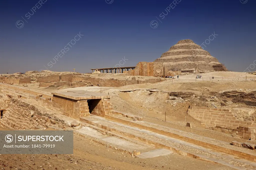 Ramp of Wenis at the step pyramid of Djoser, Saqqara, Egypt