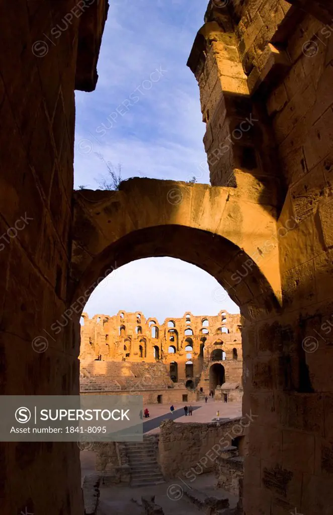 Roman theatre, El Jem, Tunisia, Africa