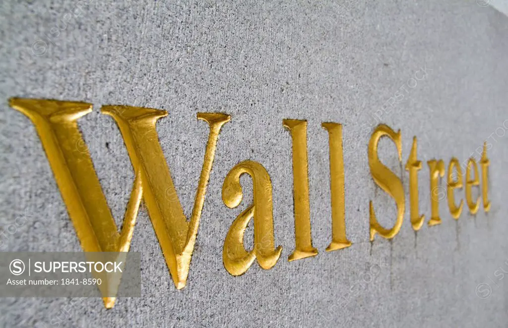 Wall Street, New York, USA