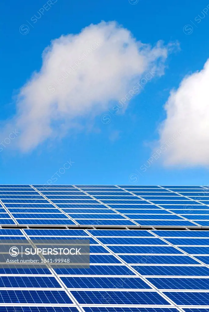Solar power system, Schleswig_Holstein, Germany, Europe