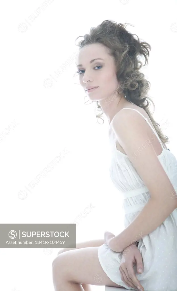 woman in white skirt