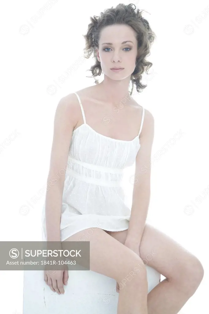 woman in white skirt