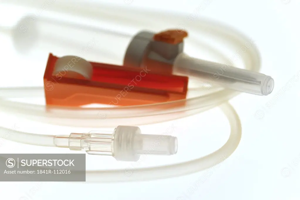 catheter on white