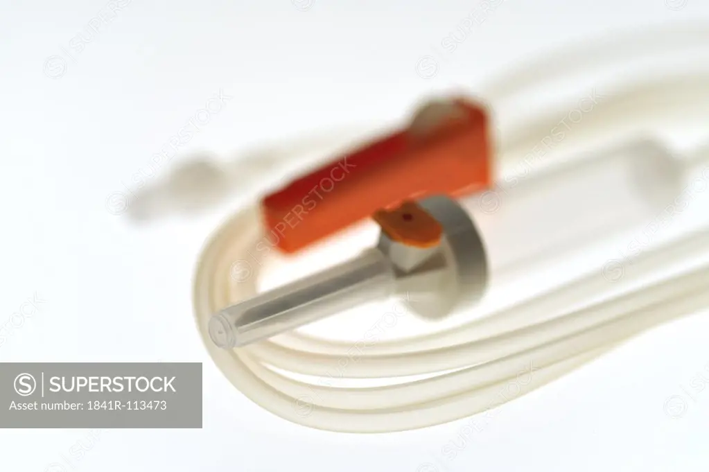 catheter on white
