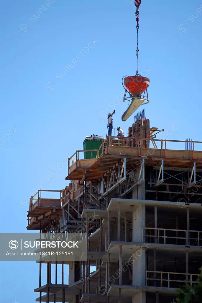 Construction site in Downtown Vancouver, British Columbia, Canada