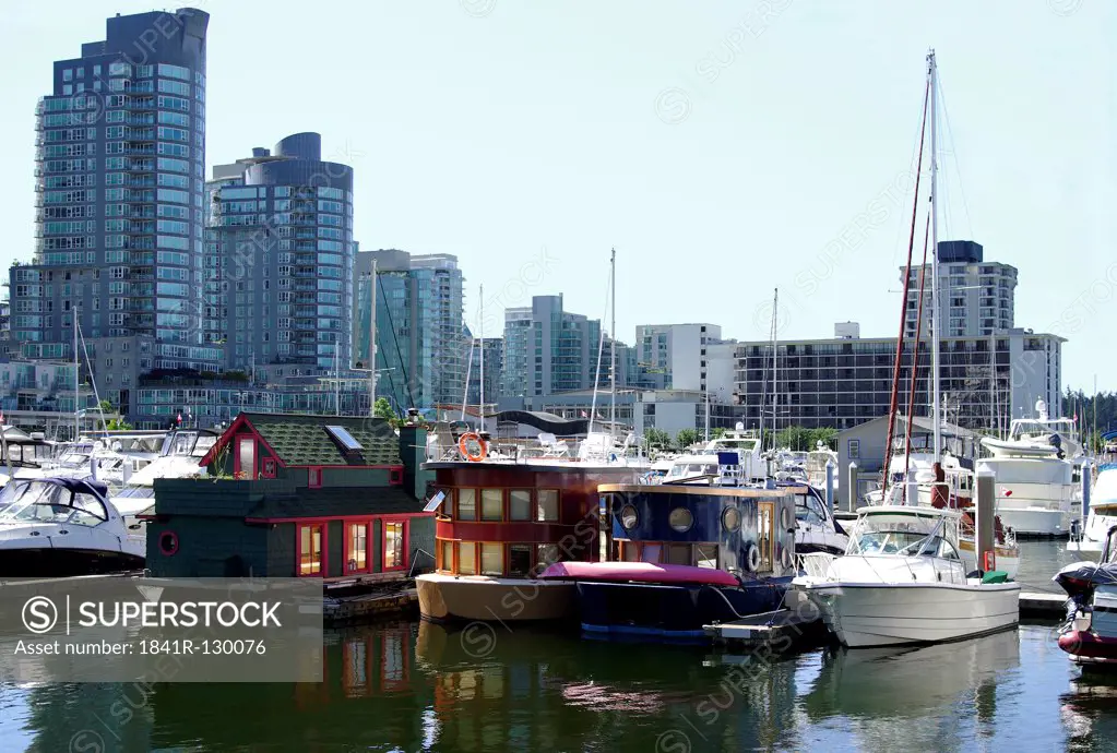 Houseboats in Vancouver, Canada