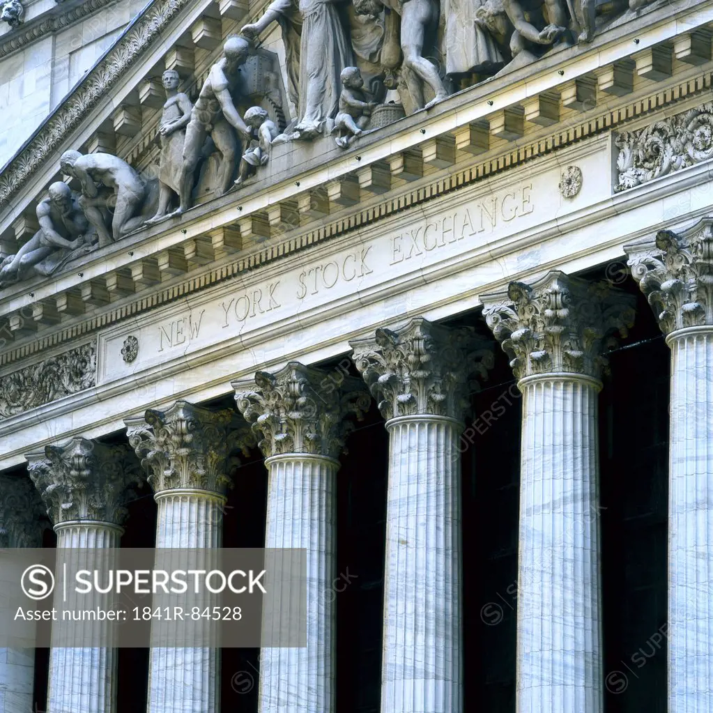 The Front of the New York Stock Exchange