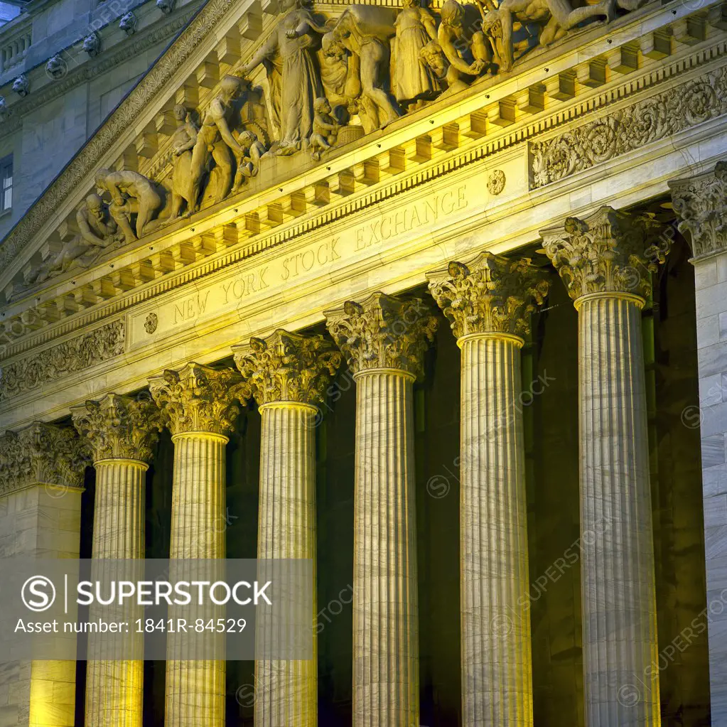 The Front of the New York Stock Exchange