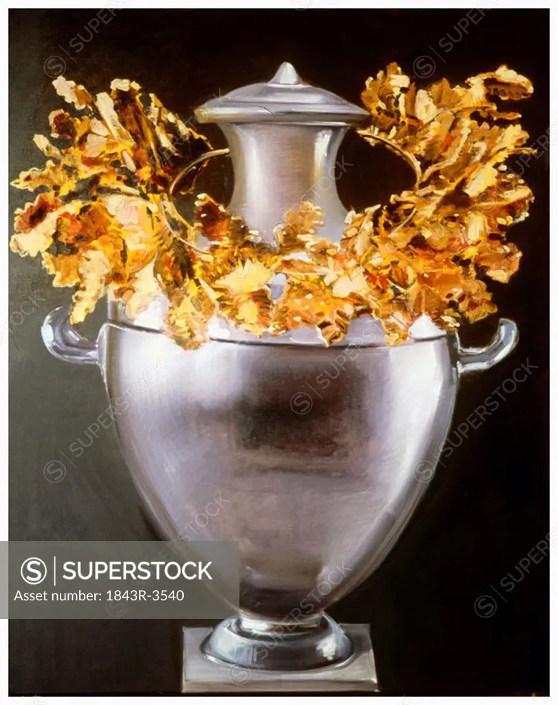 Trophy with wreath