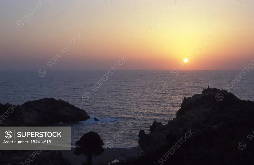 Sunset, Nas Beach Ikaria, Northeastern Aegean Island, Greece