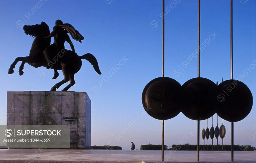 Statue of Alexander the Great , Greece:Central Macedonia:Thessaloniki