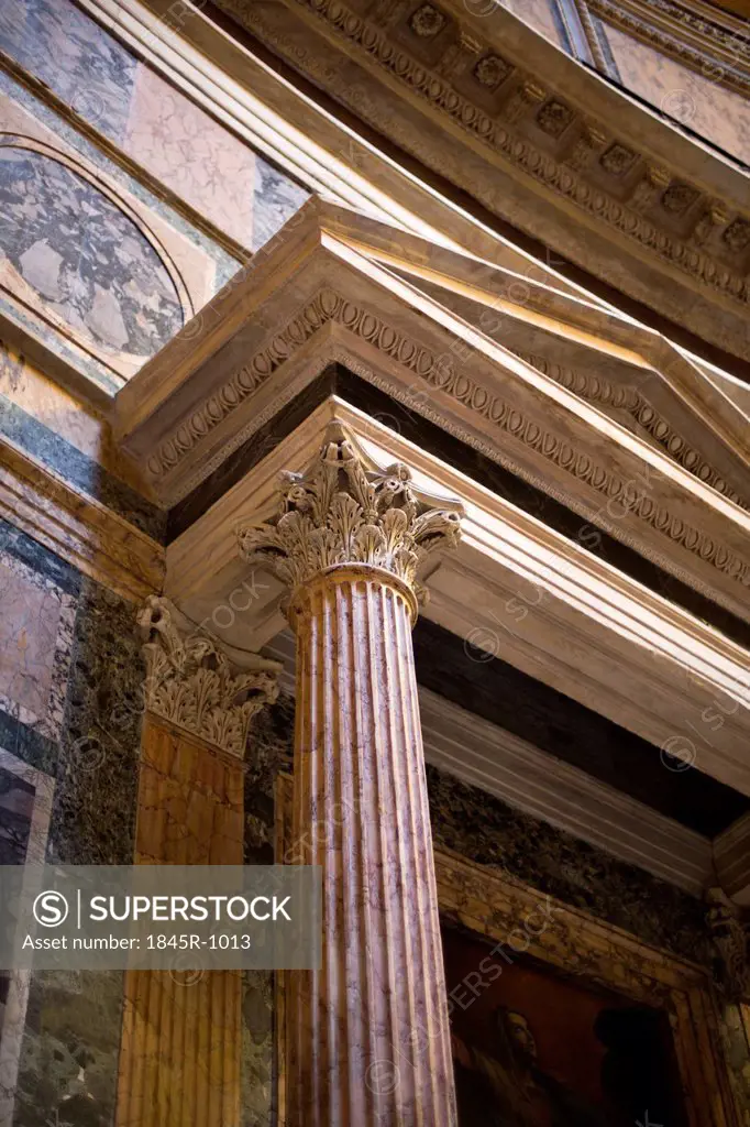 Low angle view of Pantheon, Pantheon Rome, Lazio, Rome, Rome Province, Italy