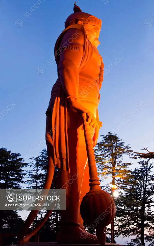 Lord Hanuman statue at Jakhoo Temple, Jakhoo Hill, Shimla, Himachal Pradesh, India