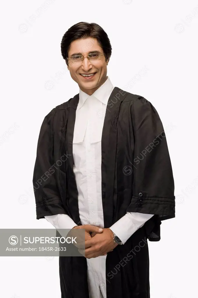 Portrait of a lawyer smiling