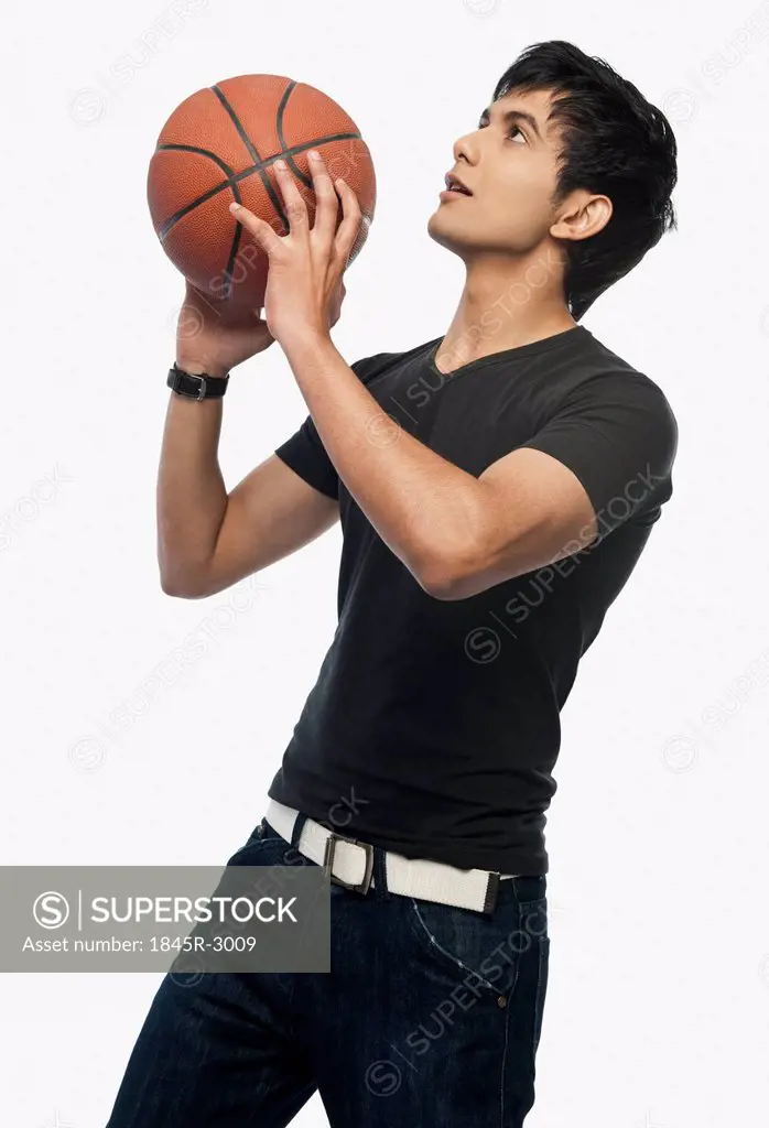 Man playing basket ball