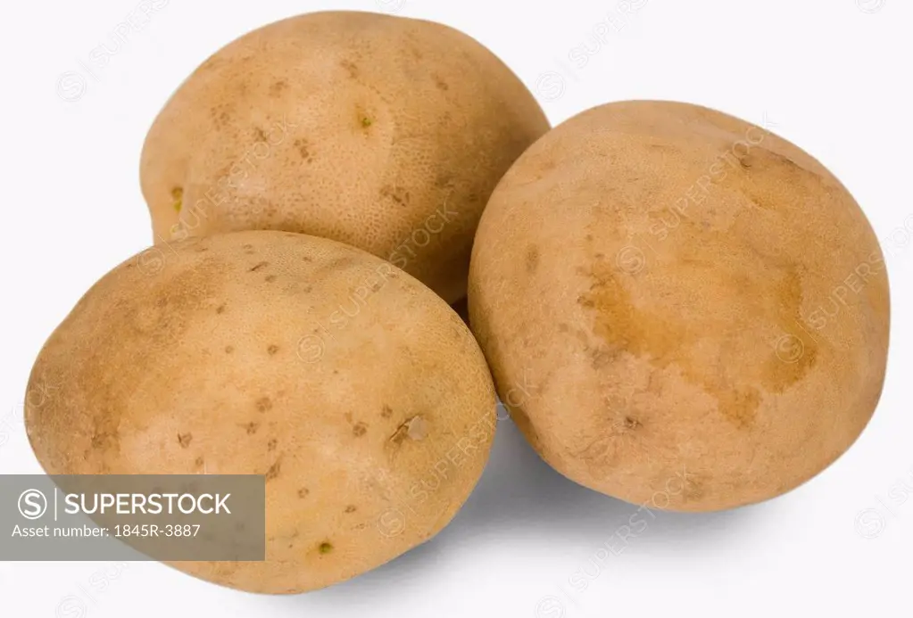 Close-up of raw potatoes