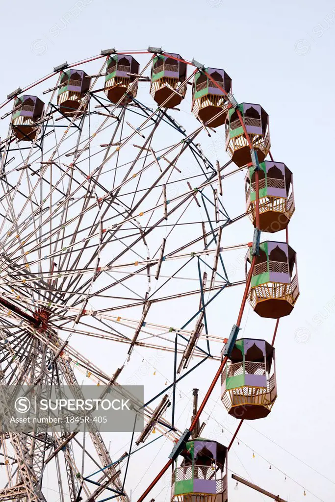Ferris wheels in Pushkar Camel Fair, Pushkar, Ajmer, Rajasthan, India