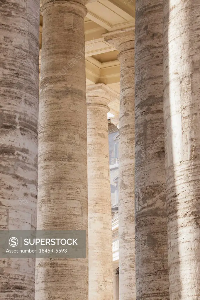 Details of columns, St. Peters Square, Vatican City