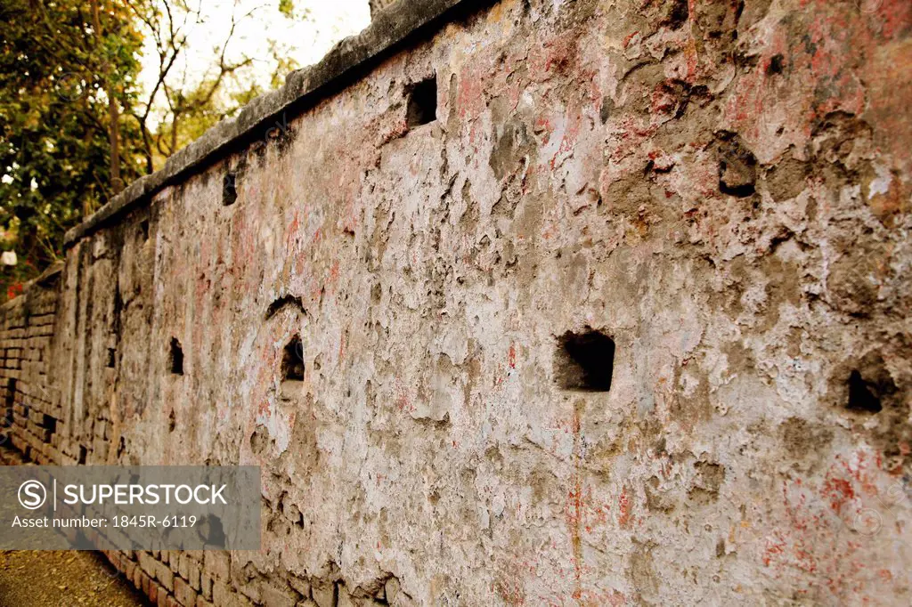 Details of a wall, Agra, Uttar Pradesh, India