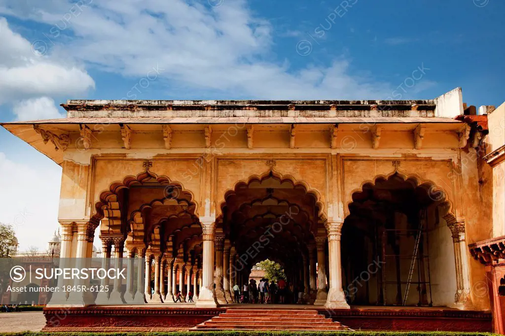 Diwan-E-Aam at Agra Fort, Agra, Uttar Pradesh, India