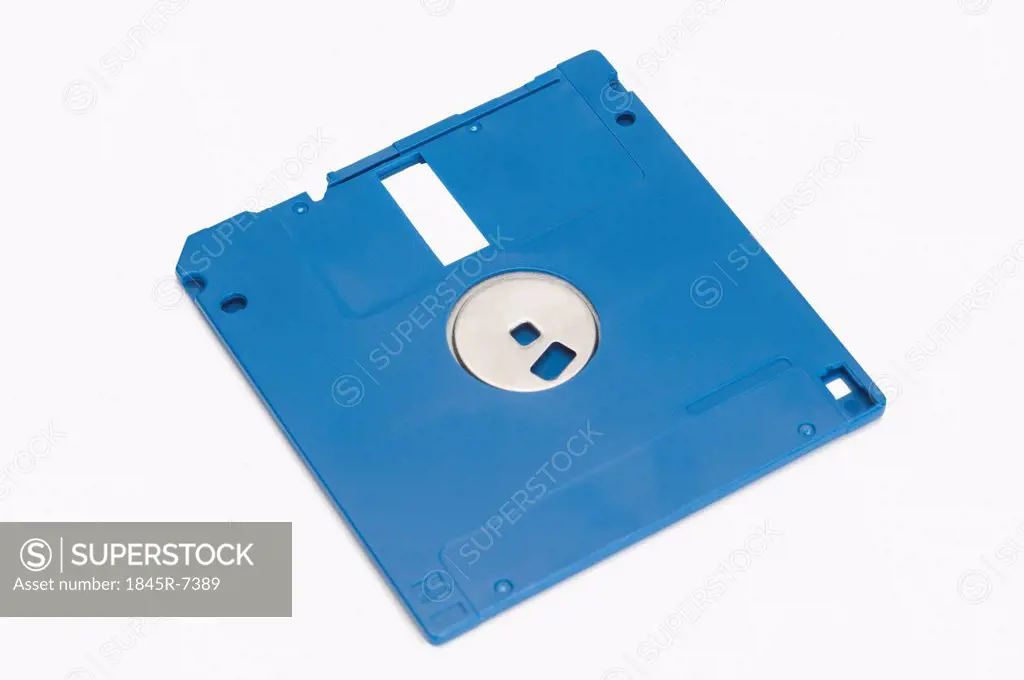 Close-up of a floppy disk