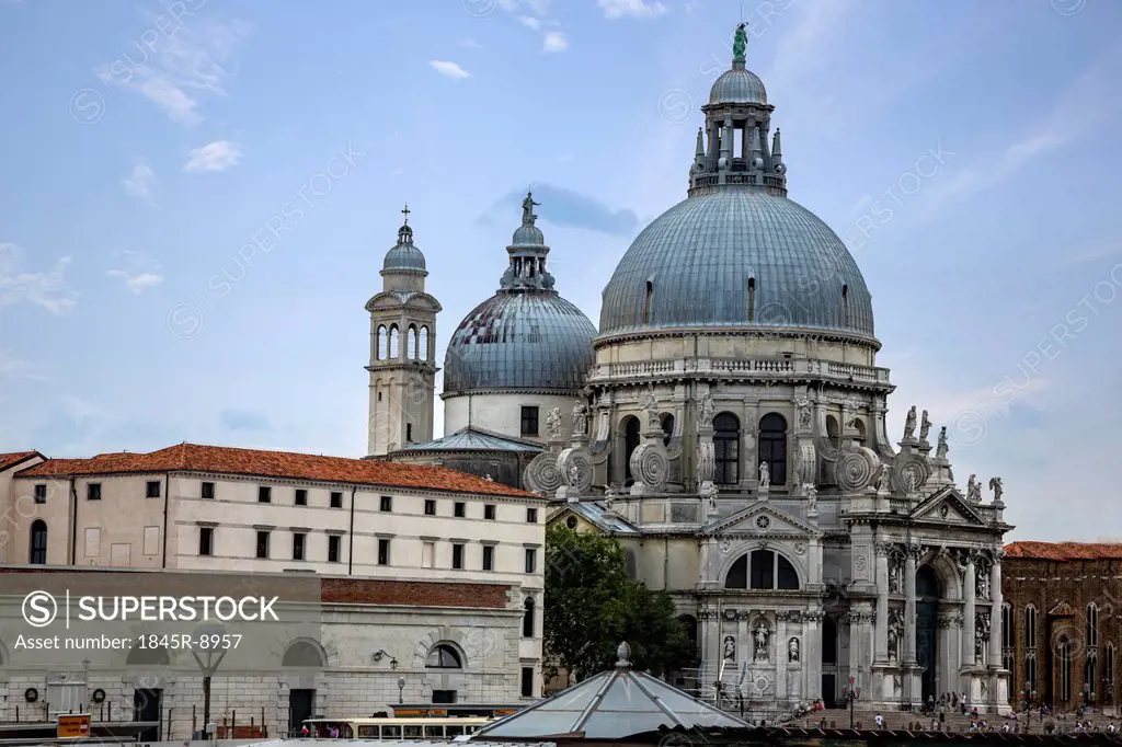 Church in a city, Santa Maria Della Salute, Venice, Veneto, Italy