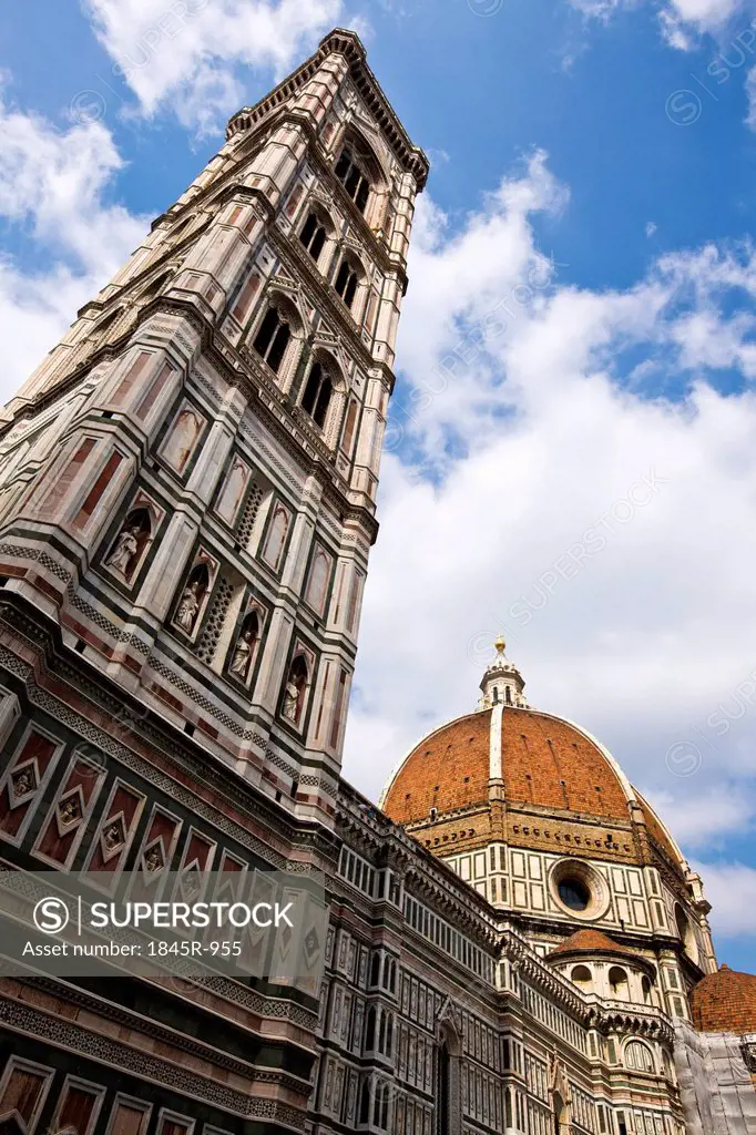 Campanile Di Giotto with Duomo Santa Maria Del Fiore, Piazza Del Duomo, Florence, Tuscany, Italy