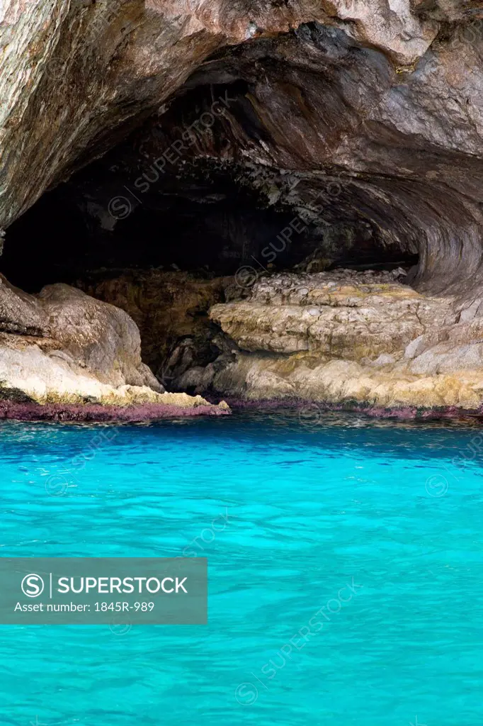 Cave in the sea, Capri, Naples Province, Campania, Italy