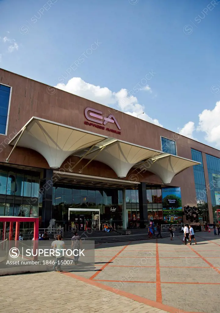 Shopping mall in a city, Express Avenue, Chennai, Tamil Nadu, India