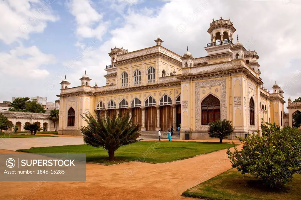 Facade of a Palace, Chowmahalla Palace, Hyderabad, Andhra Pradesh, India