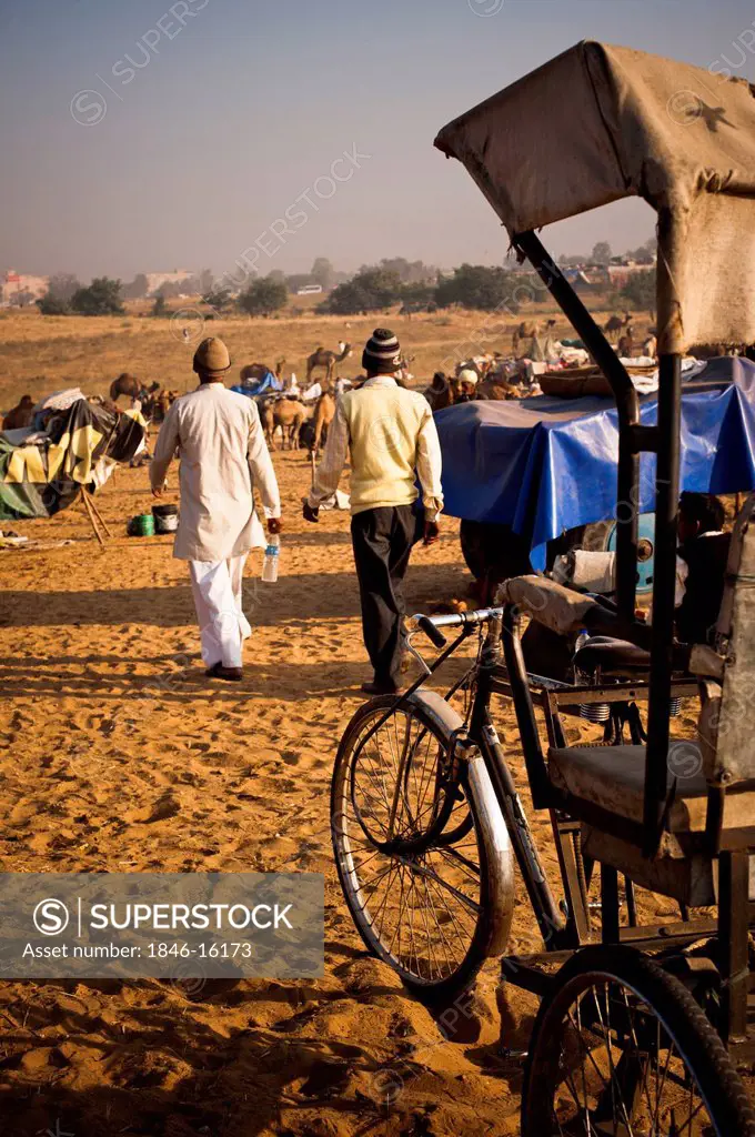 People at Pushkar Camel Fair, Pushkar, Ajmer, Rajasthan, India