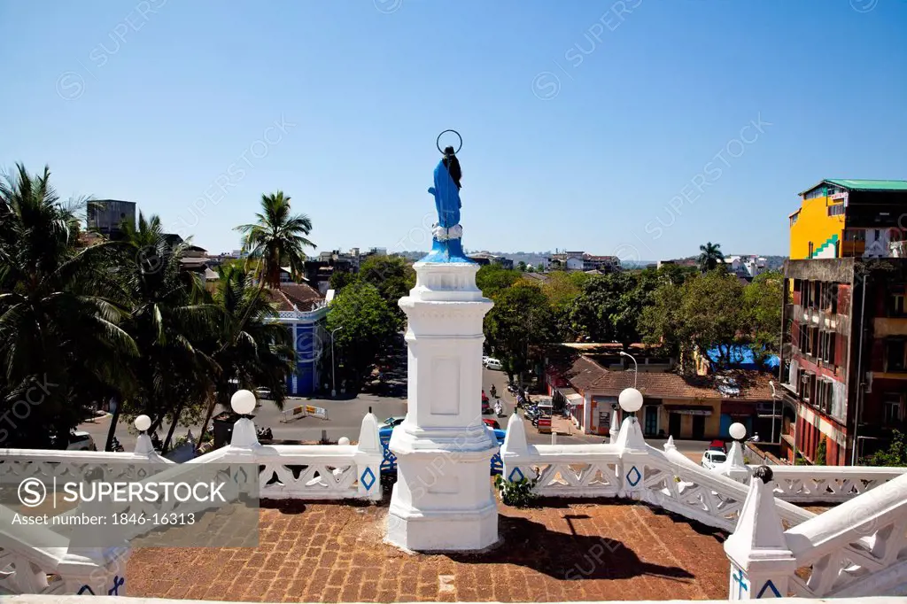 Statue of Our Lady of Immaculate Conception, Our Lady of the Immaculate Conception Church, Panaji, Goa, India