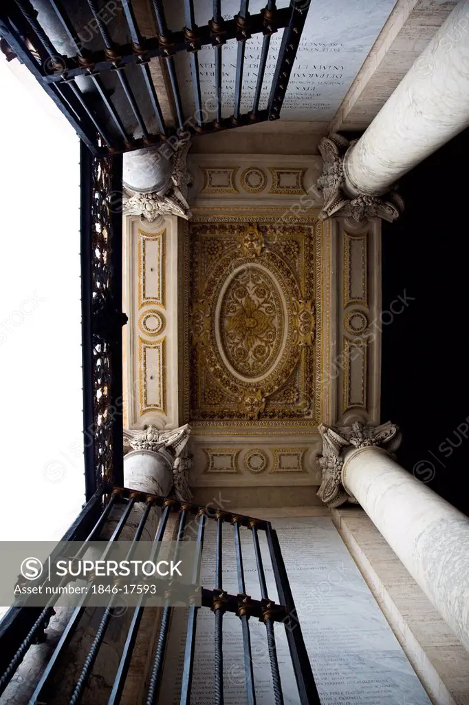 Ceiling details of a church, St. Peter's Basilica, Vatican City, Rome, Lazio, Italy