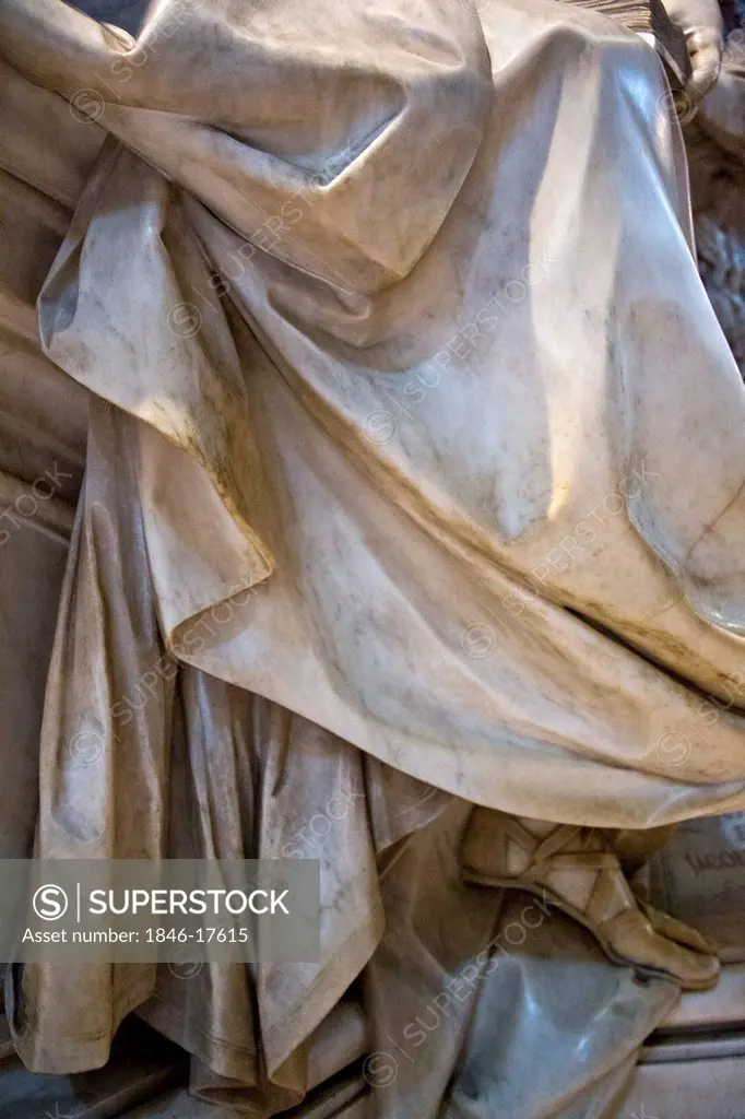 Details of a statue, St. Peter's Basilica, Vatican City, Rome, Lazio, Italy