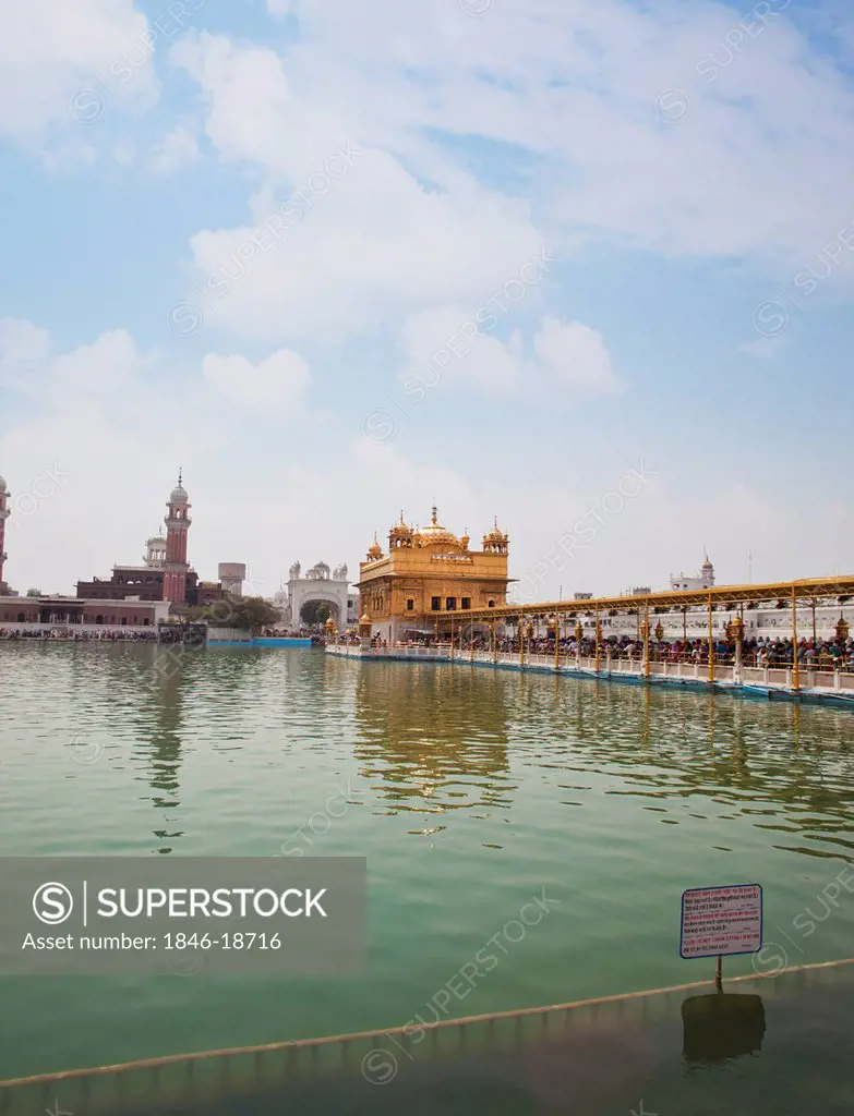 Golden Temple in Amritsar, Punjab, India